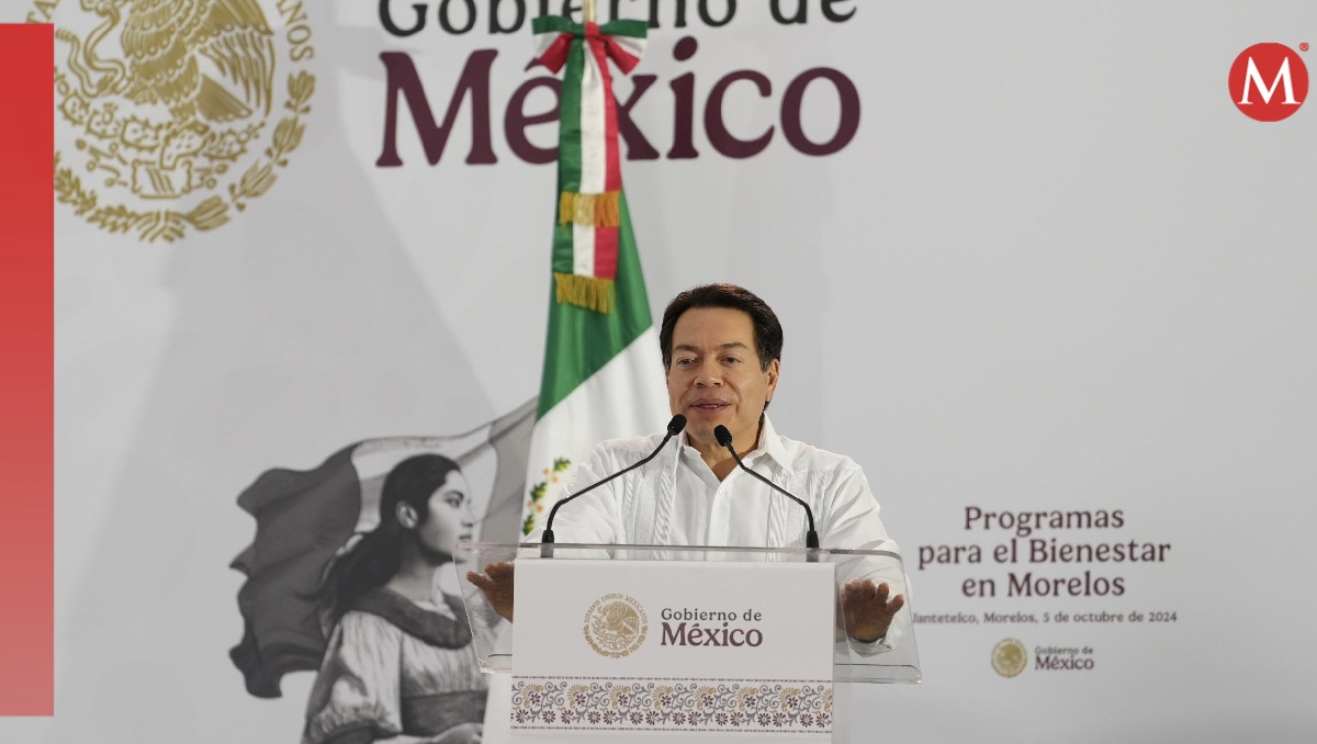 El secretario de Educación, Mario Delgado, en un evento del gobierno federal. | Especial