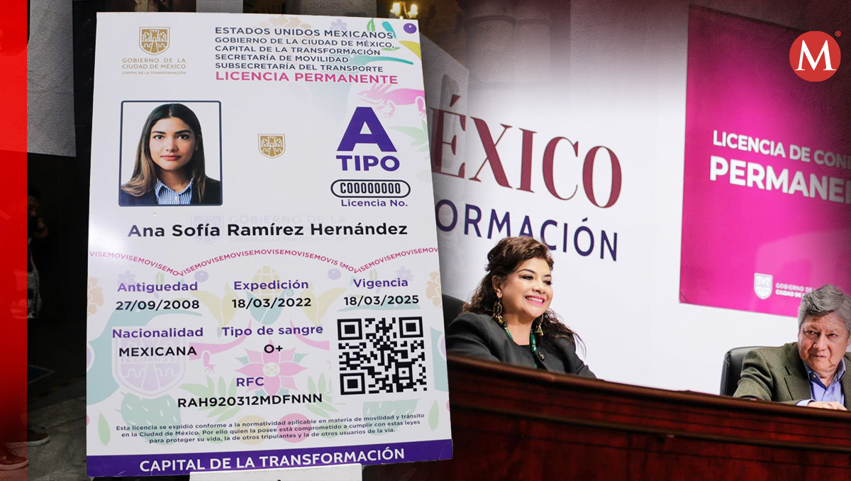 Clara Brugada dio a conocer los requisitos para obtener la licencia de conducir permanente en Ciudad de México. (Especial)