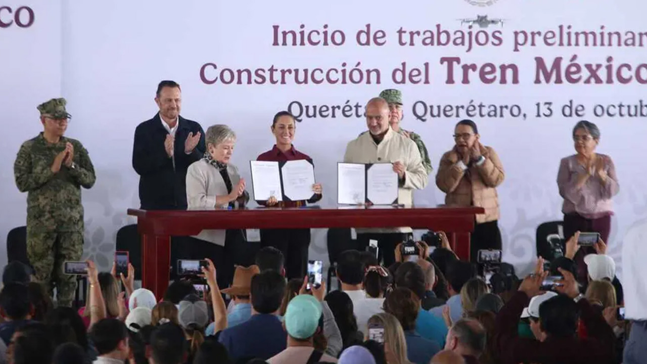 Comienzan trabajos preliminares para la construcción del tren de pasajeros México-Querétaro