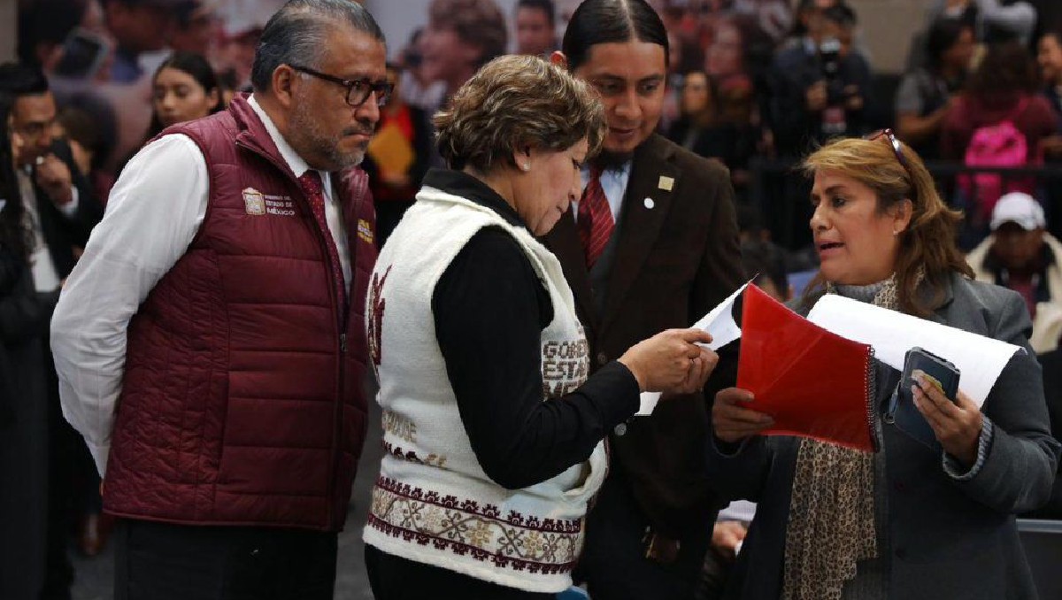 Delfina Gómez y el gabinete estatal atenderán la denuncias ciudadanas. Foto: (Especial)