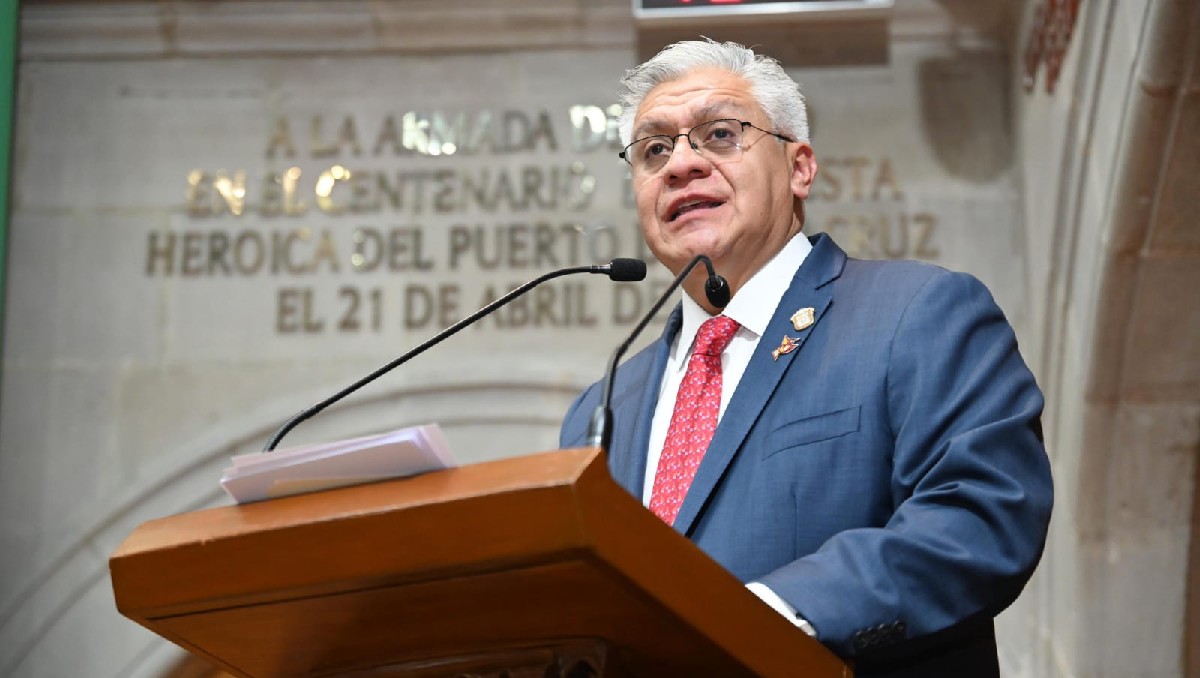 El secretario de Seguridad del Estado de México asiste a comparecencia en el Congreso. Foto: (Especial)