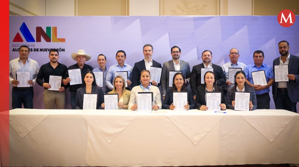 Asociación de alcaldes de Nuevo León. Foto: Especial