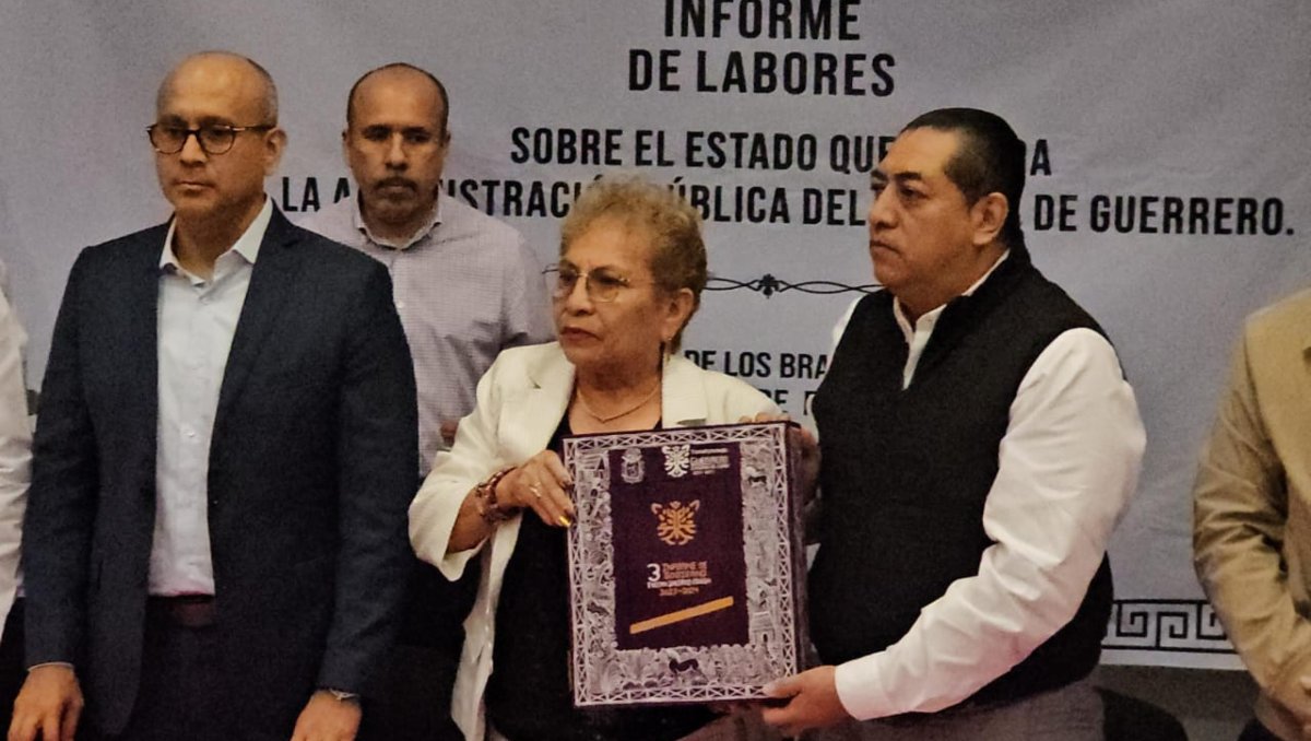 Congreso de Guerrero recibe tercer informe de Evelyn Salgado | Foto: especial