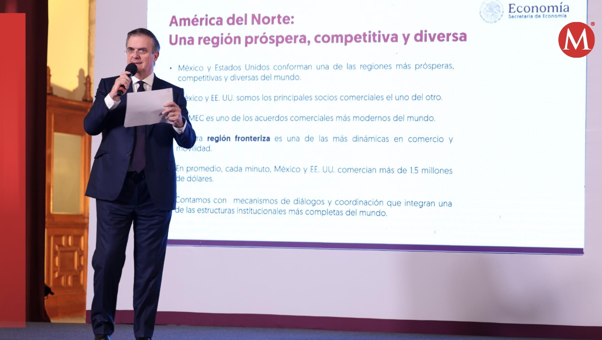 Ebrard asegura que el tratado comercial es uno de los más modernos y actualizados en el mundo. | Foto: cortesía