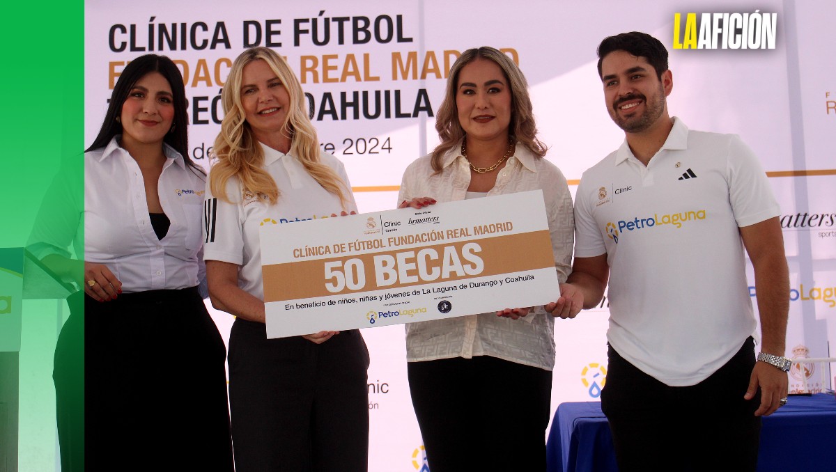 Fundación Real Madrid ofrece becas del cien por ciento a niños de la Comarca Lagunera (Rolando Riestra)