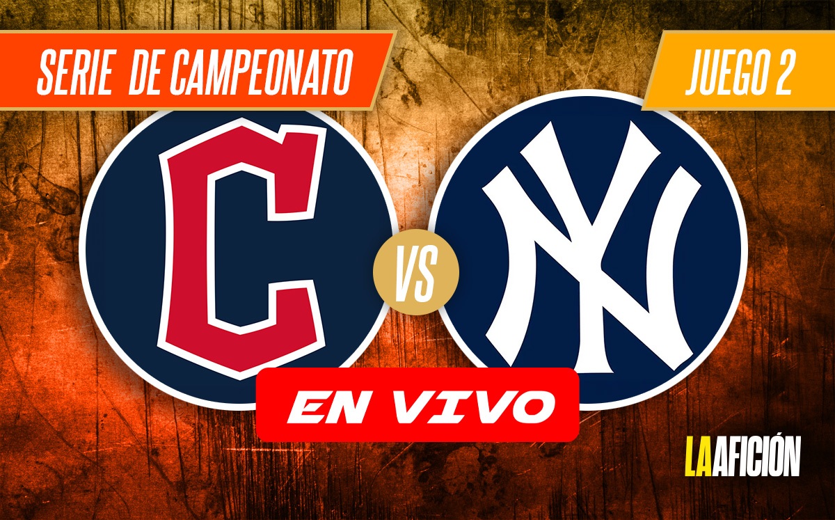 Guardians vs. Yankees EN VIVO | Juego 2 HOY de la Serie de Campeonato de la MLB 2024 (La Afición)