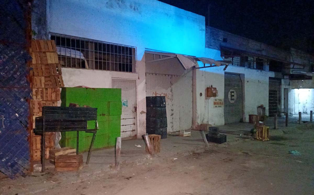 El hombre aparentemente acaba de salir del hospital. l Especial