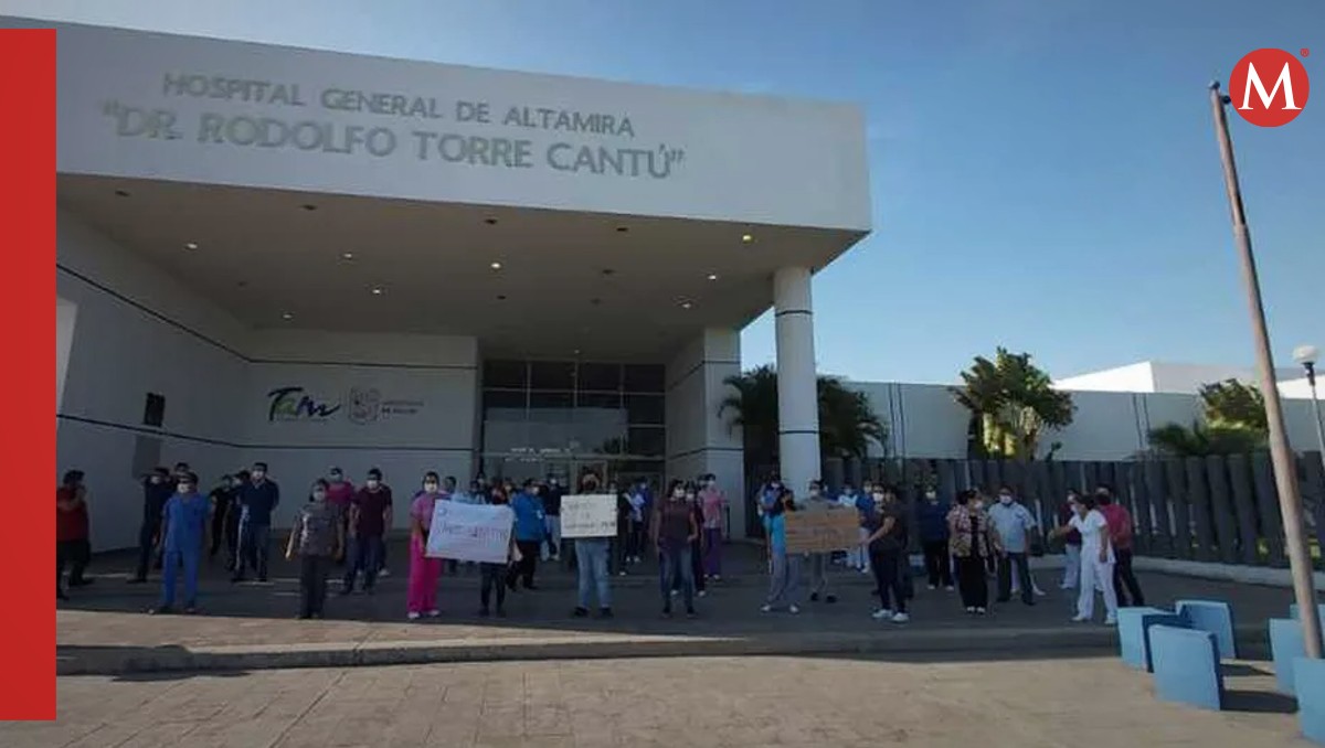 El hombre fue trasladado de emergencia al Hospital IMSS- Bienestar “Rodolfo Torre Cantú”