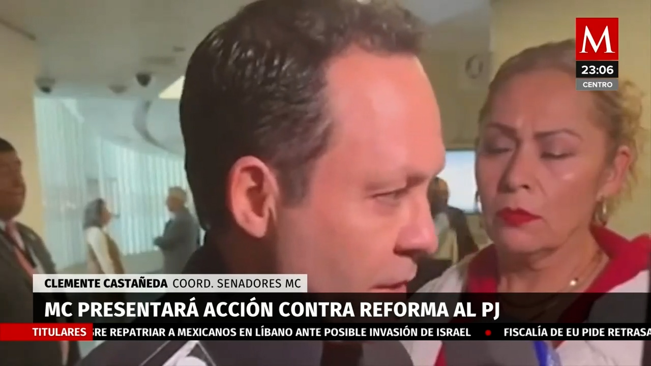 Movimiento Ciudadano anuncia acción de inconstitucionalidad contra reforma judicial