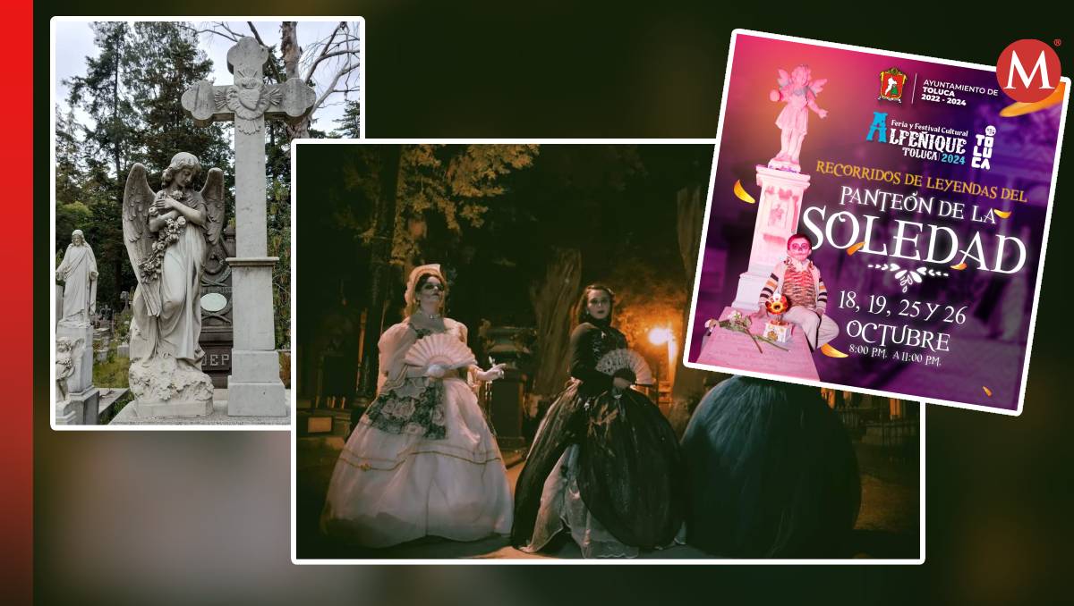 Los recorridos en el Panteón de la Soledad empezarán a partir de las 20:00 horas. Foto: (Especial)