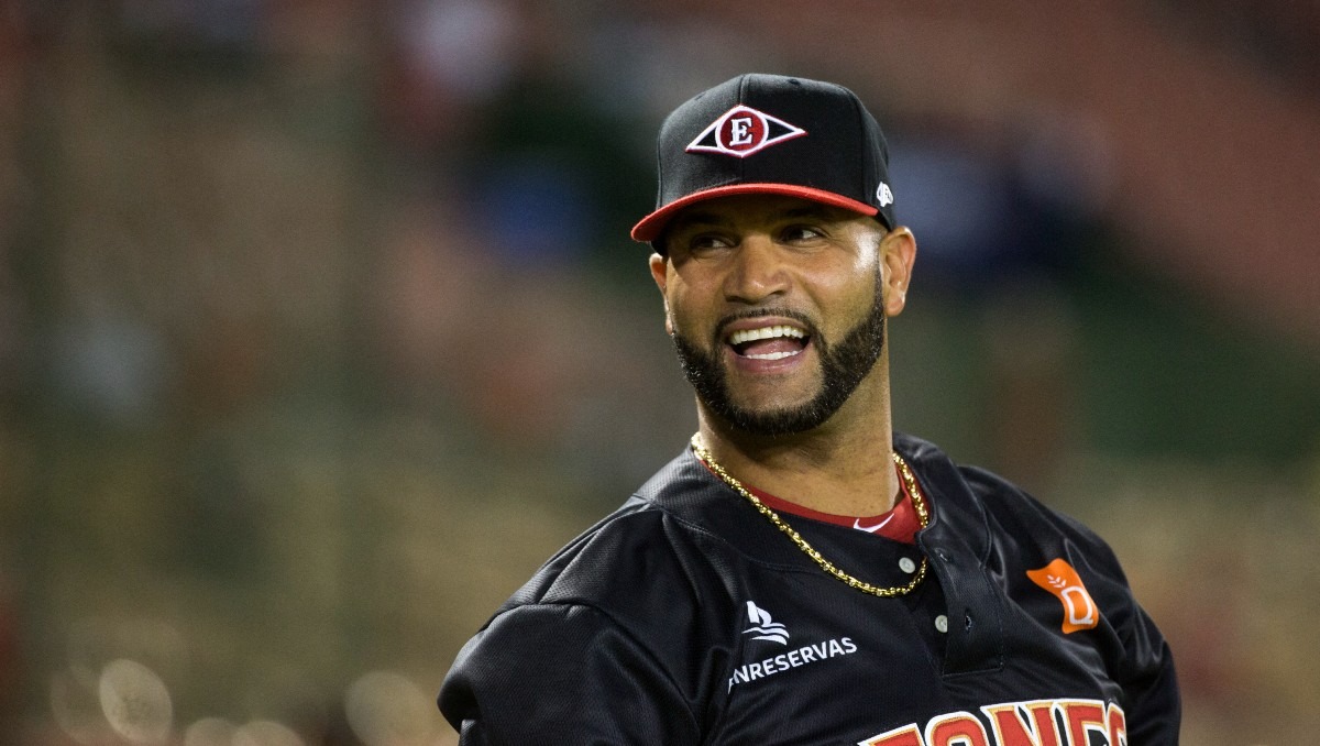 El nuevo rol de una leyenda del beisbol: Albert Pujols debuta como manager (AFP)