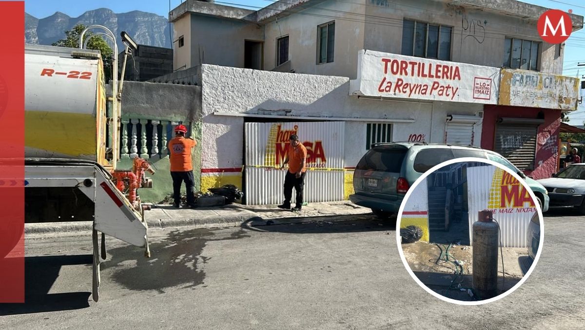 Tras el siniestro, el área fue acordonada por policía de Santa Catarina / Edgar Plata