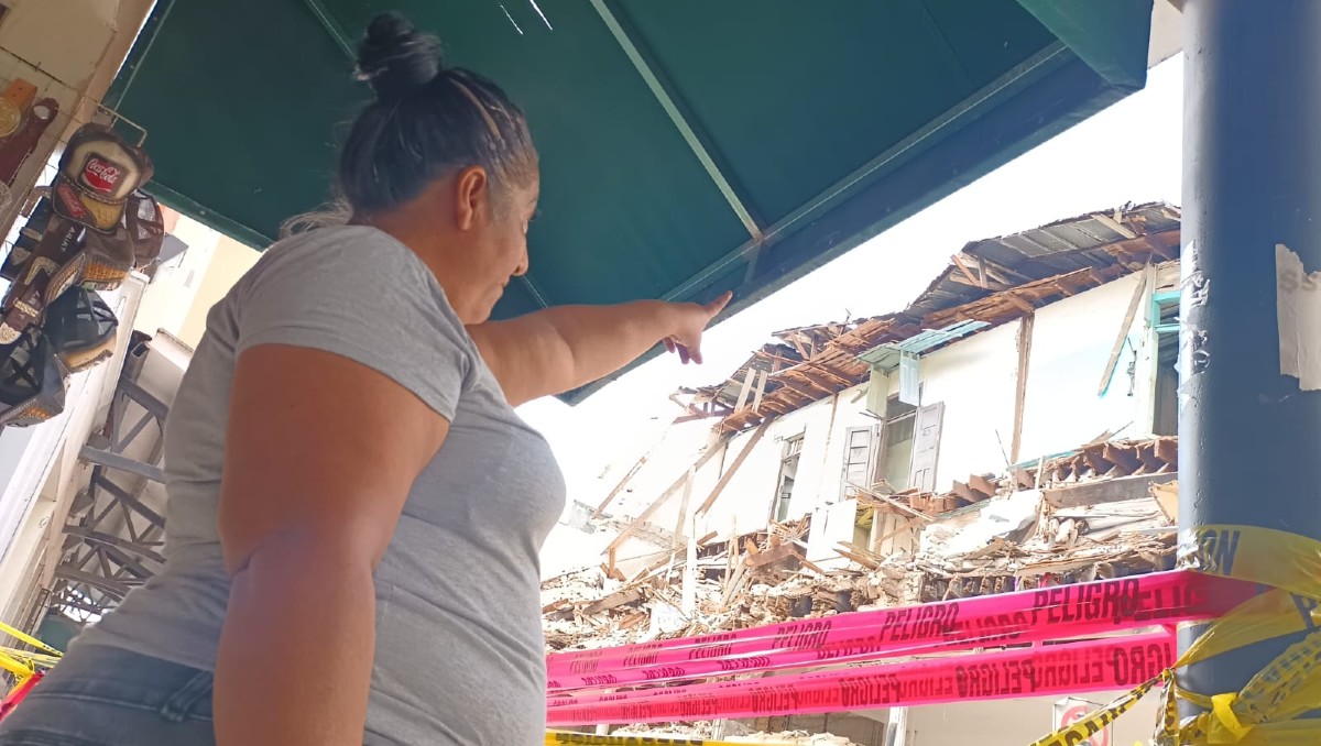 Víctima de derrumbe del hotel Progreso. (Reynaldo Gutiérrez)