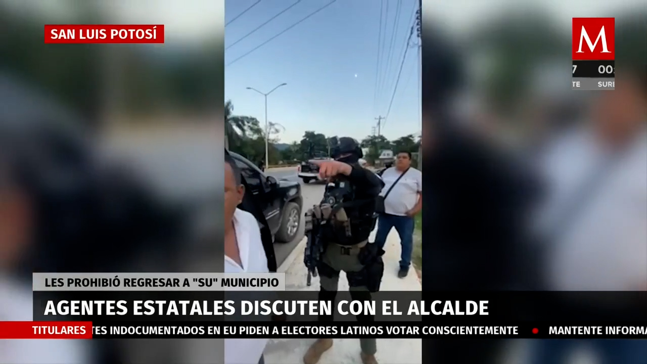 Conflicto entre el alcalde de San Luis Potosí y agentes estatales