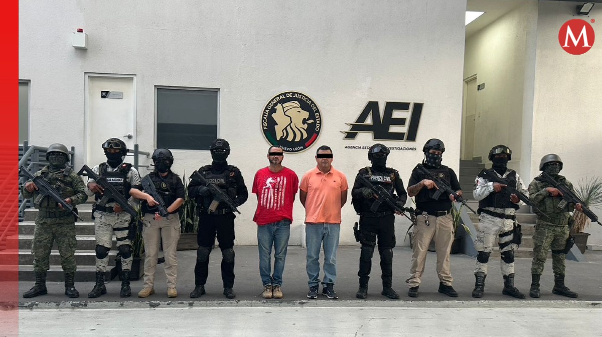 Detenidos en Sabinas Hidalgo, Nuevo León. Foto: Especial