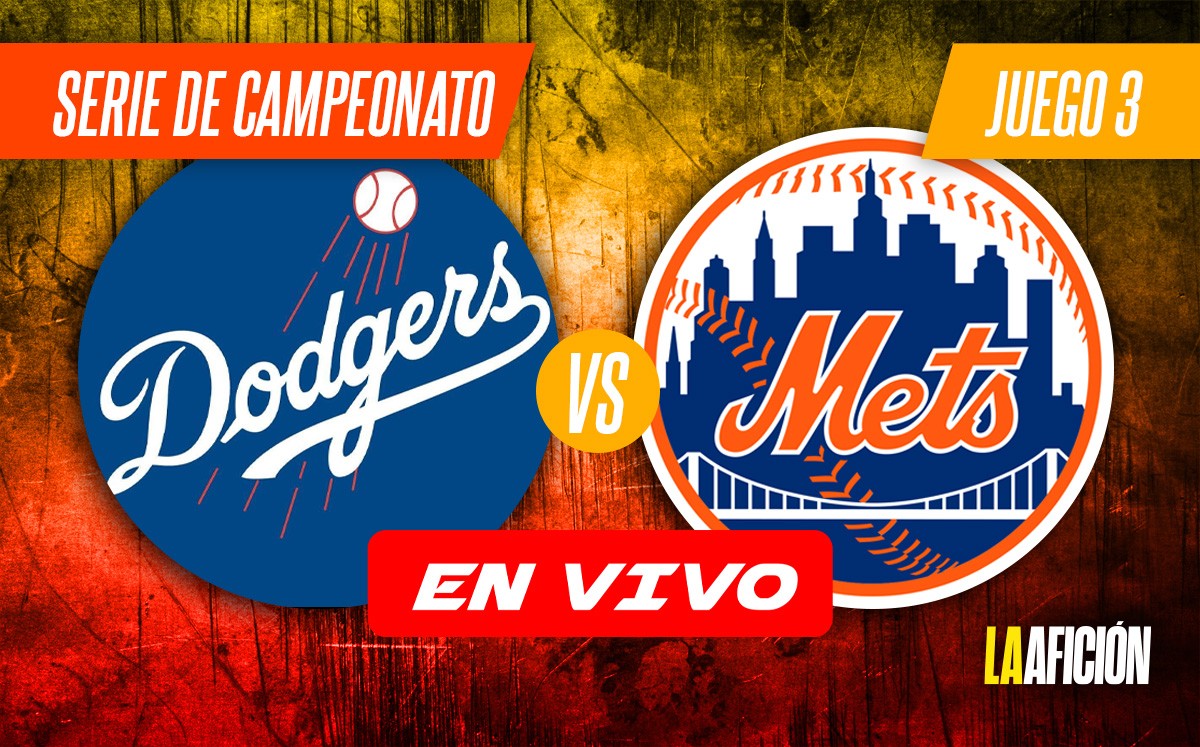 Dodgers vs. Mets EN VIVO Juego 3 HOY de la Serie de Campeonato de la MLB 2024 (La Afición)