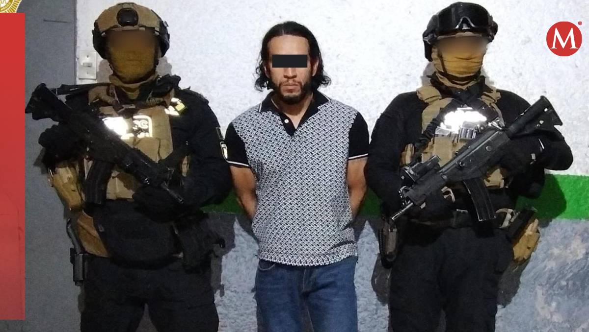 'El Chori' durante su detención en Tlalpan (SSC)