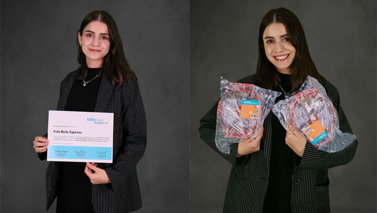 Frida Barba Sagarena, egresada de la licenciatura en Diseño Industrial. (cortesía)