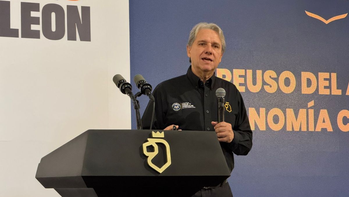 Juan Ignacio Barragán, director de Agua y Drenaje de Monterrey. Víctor González