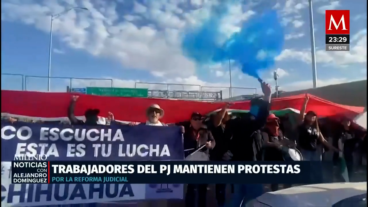 Protestas del Poder Judicial previas a la reanudación de jueces y magistrados