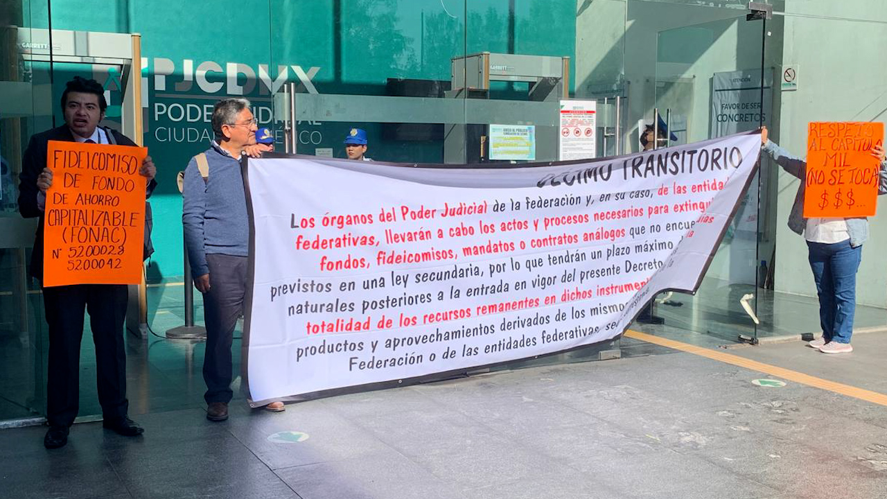 Trabajadores del PJ realizan nuevo paro, mantienen cerrados juzgados en CdMx
