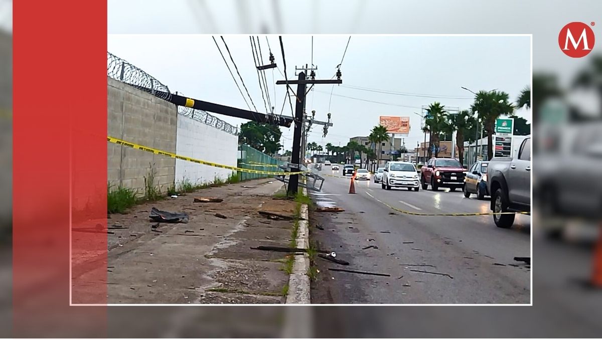 El accidente ocurrió sobre el bulevar Adolfo López Mateos, a la altura de la avenida Faja de oro. (Sandra Sosa)