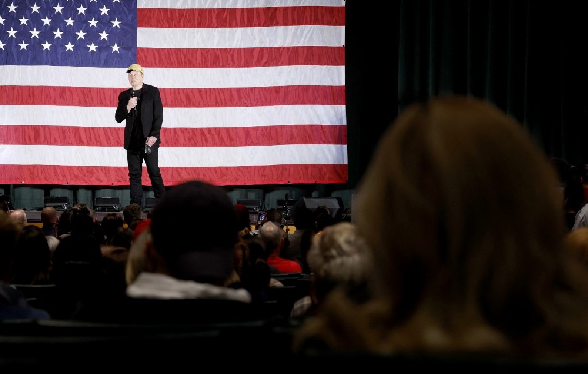 Elon Musk hace evento de campaña para Trump en Pensilvania (AFP)
