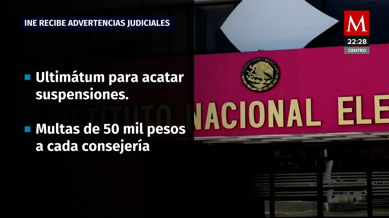 INE enfrenta ultimátum judicial para frenar organización de elecciones de jueces