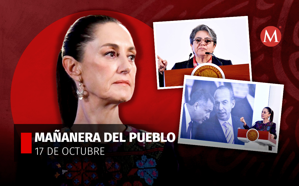 La Mañanera del Pueblo de Claudia Sheinbaum hoy 17 de octubre | Fotos: Cuartoscuro