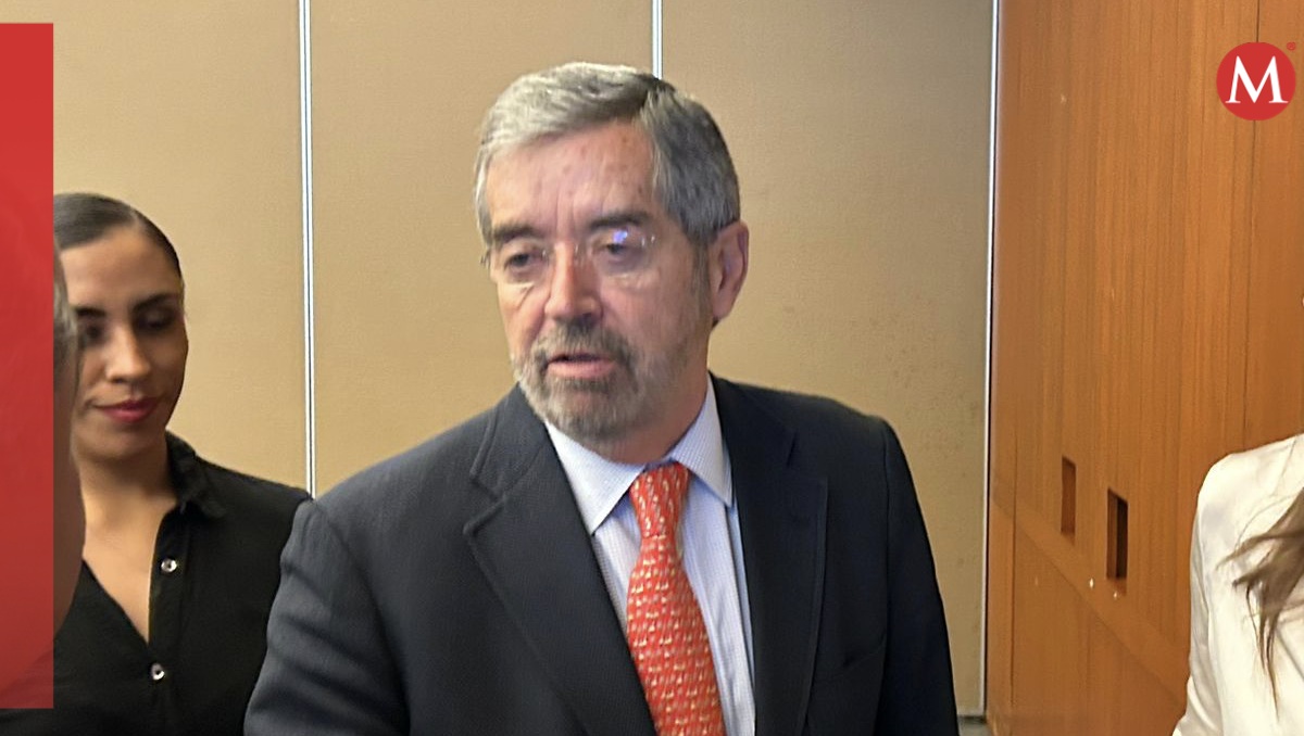 El secretario de Relaciones Exteriores, Juan Ramón de la Fuente, en entrevista. | César Martínez