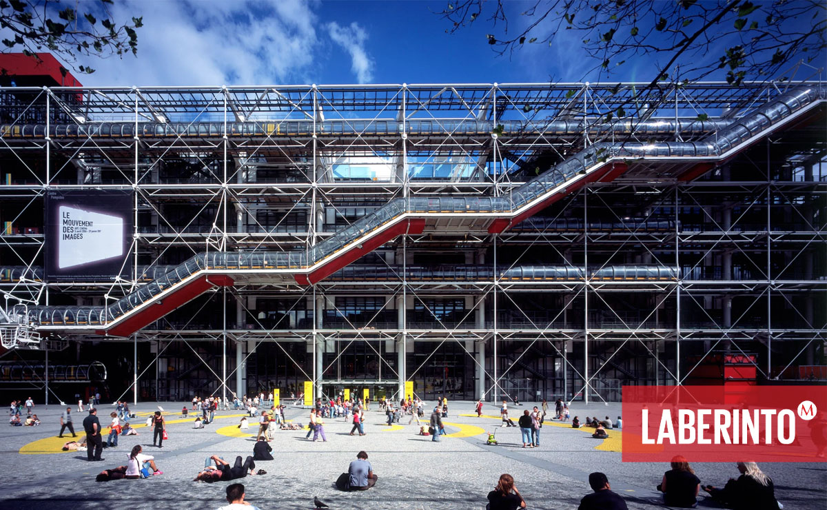 Exterior del Centro Pompidou en París. (Especial)