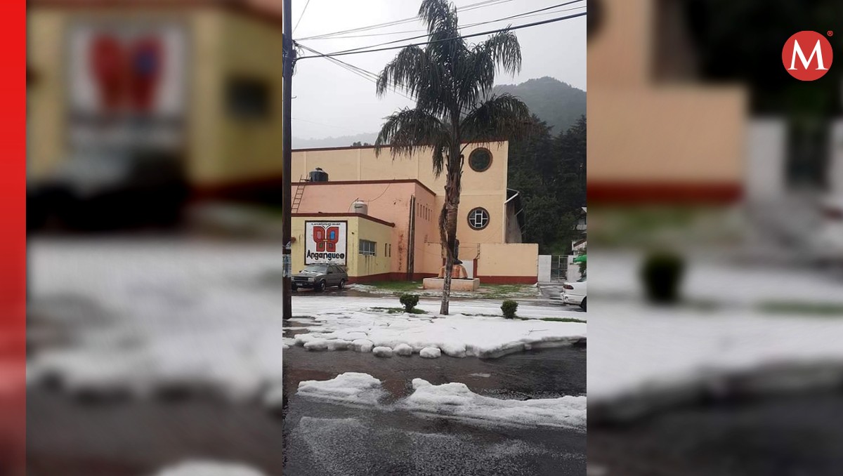 Granizada en Michoacán por frente frío número cuatro | Especial