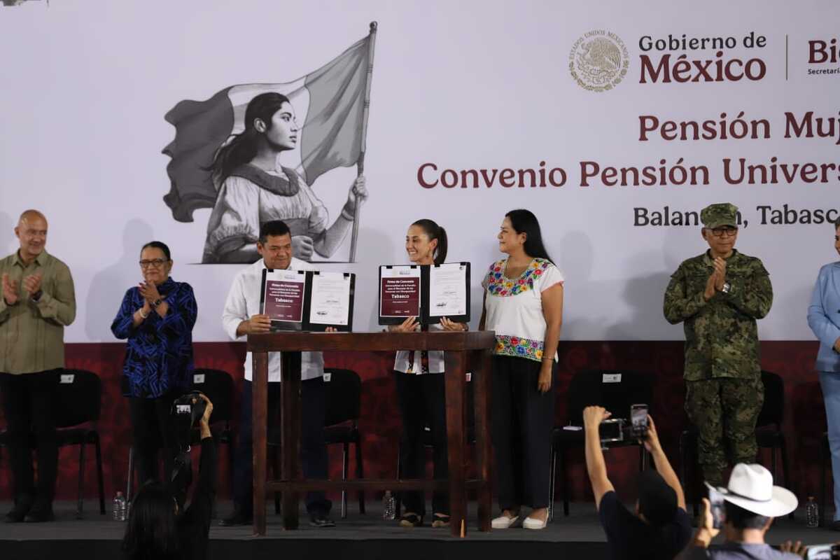 La Presidenta firmó el convenio “Pensión Universal para Personas con Discapacidad”. | Octavio Hoyos