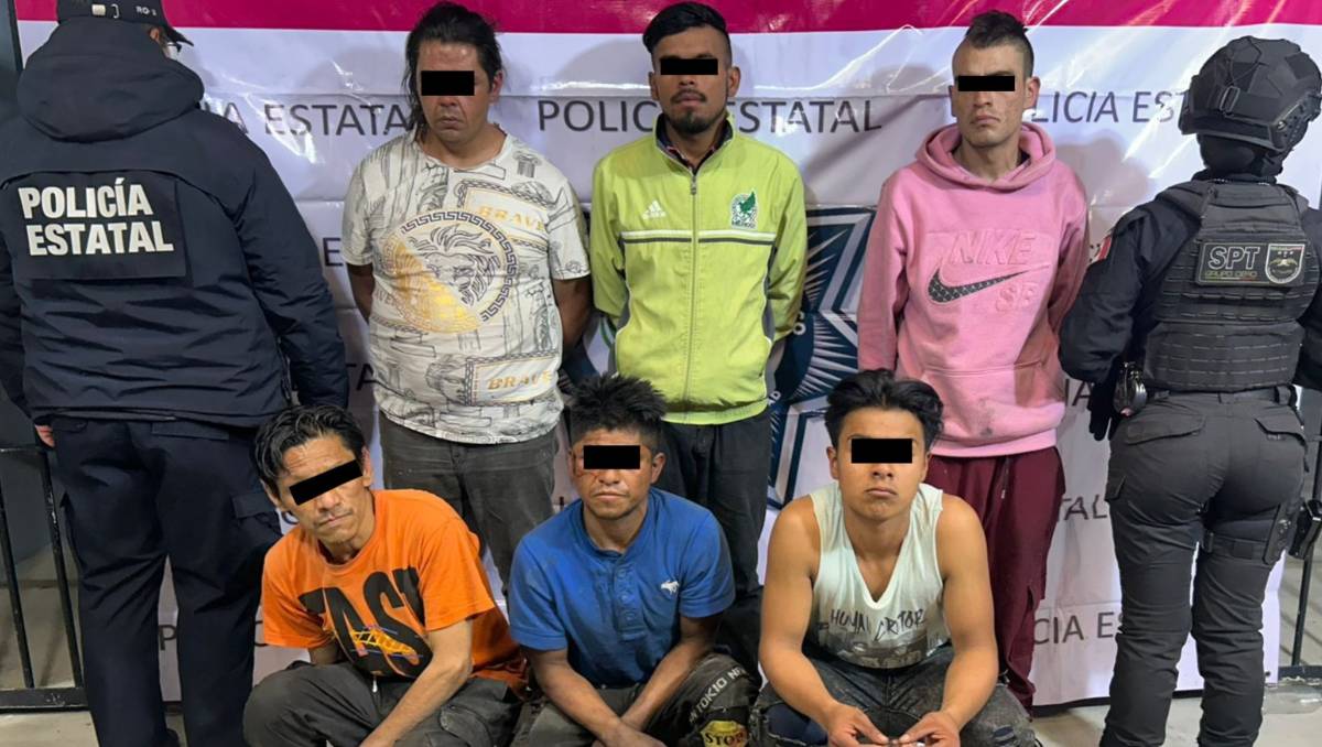 En Toluca, la SSEM y FGJEM detuvieron a seis personas y decomisaron 70 bolsas con presunta marihuana y cristal.