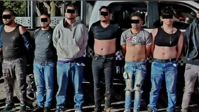 Detienen a 8 personas por asalto en establecimiento de Michoacán