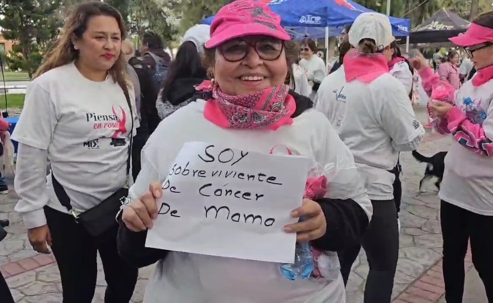 Esperanza de 64 años es sobreviviente del cáncer de mama. (Guadalupe Trejo)