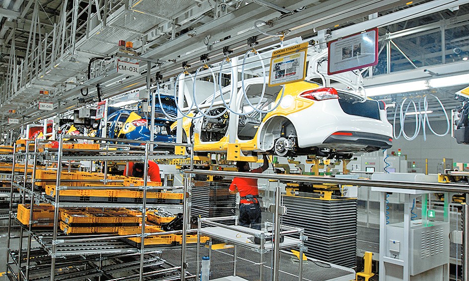 Planta de armado automotriz de Kia en Nuevo León. Araceli López