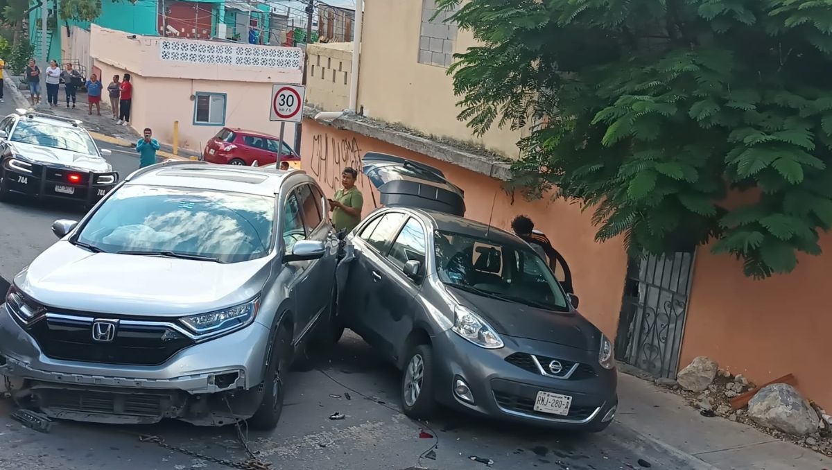 Afortunadamente el accidente no dejó personas lesionadas | Israel Santacruz