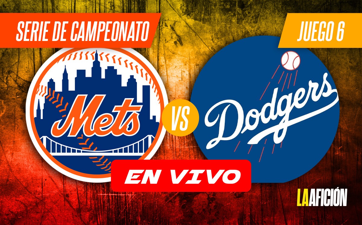 Mets vs. Dodgers EN VIVO | Juego 6 HOY de la Serie de Campeonato de la MLB 2024 (La Afición)