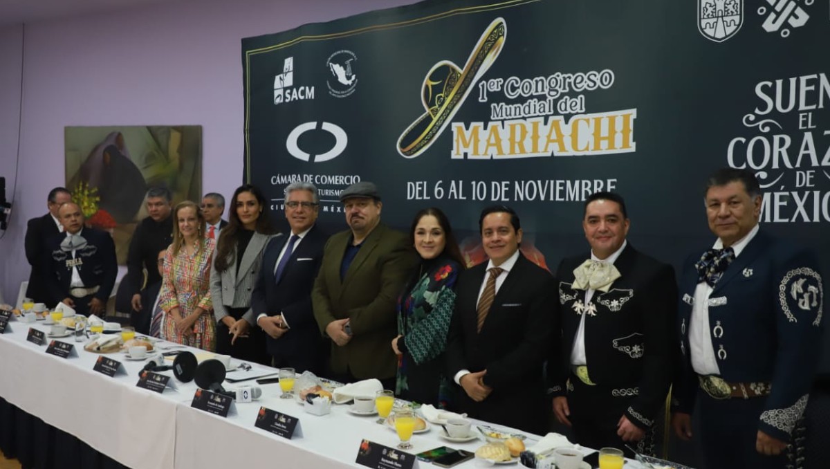 Anuncian primer Congreso Mundial del Mariachi. Foto: (Javier Ríos)