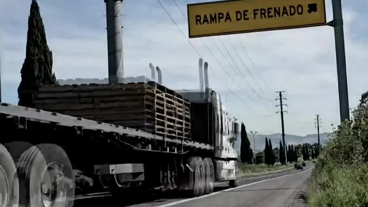 "La bajada de la muerte", uno de los tramos carreteros más mortales para el transporte de carga