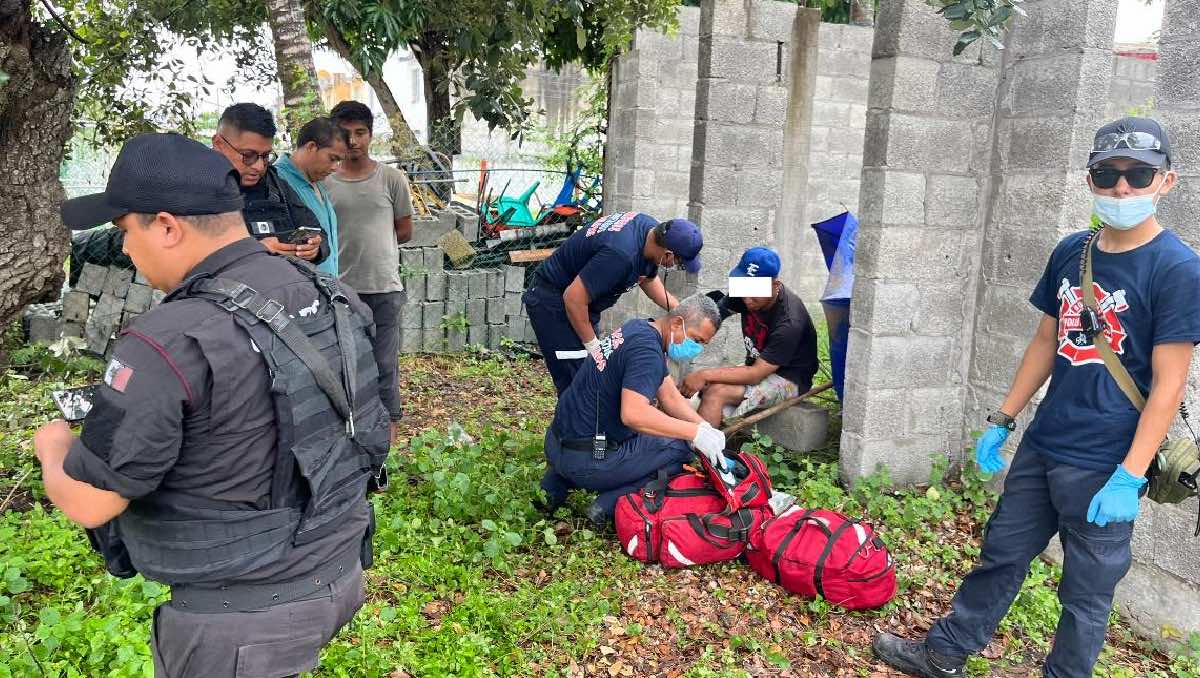 Joven recibe disparo al evitar asalto a mujer en Altamira. (Bomberos Voluntarios)