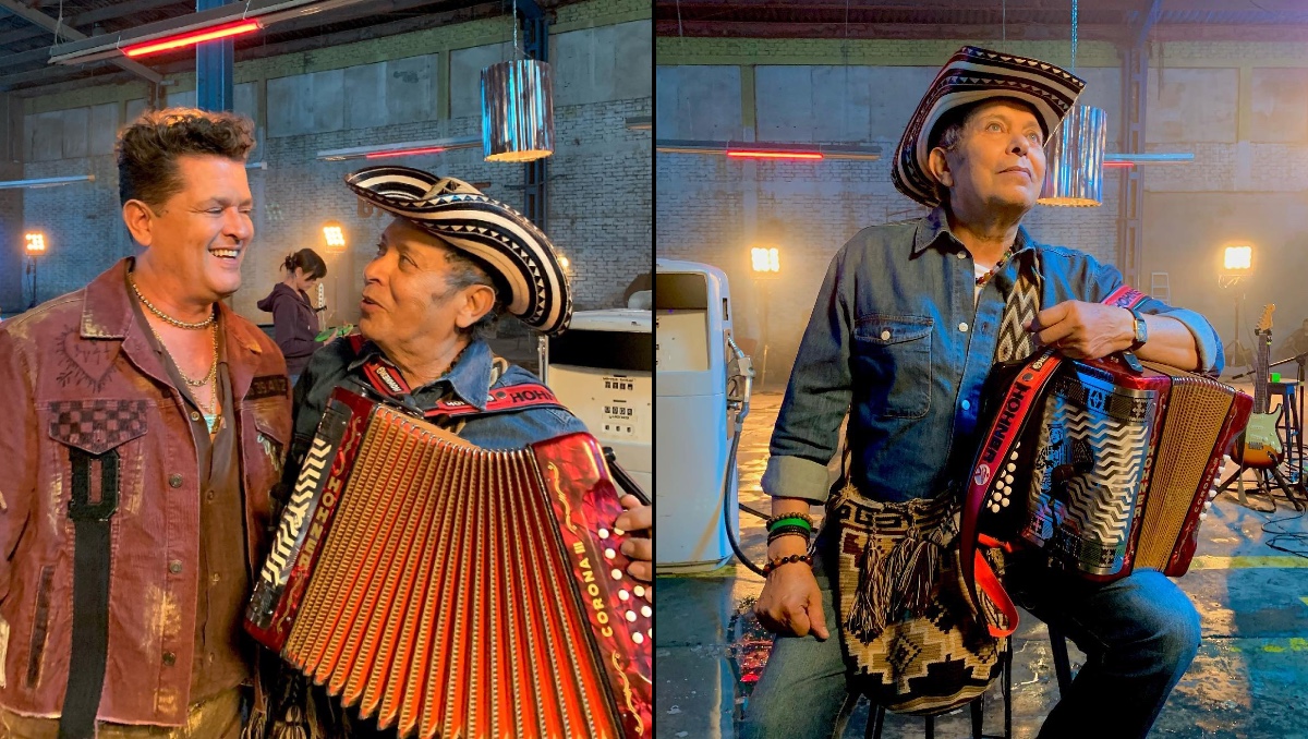 Muere el acordeonista Egidio Cuadrado, compañero de Carlos Vives | INSTAGRAM