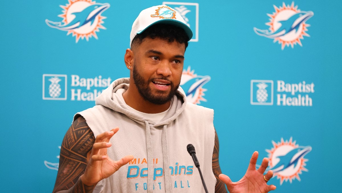 Tua Tagovailoa quarterback de los Miami Dolphins (AFP)