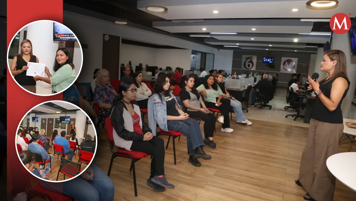 Brindan platica a Grupo Miltimedios Tamaulipas, la coach de meditación, Karla Rivera. | Yazmín ánchez