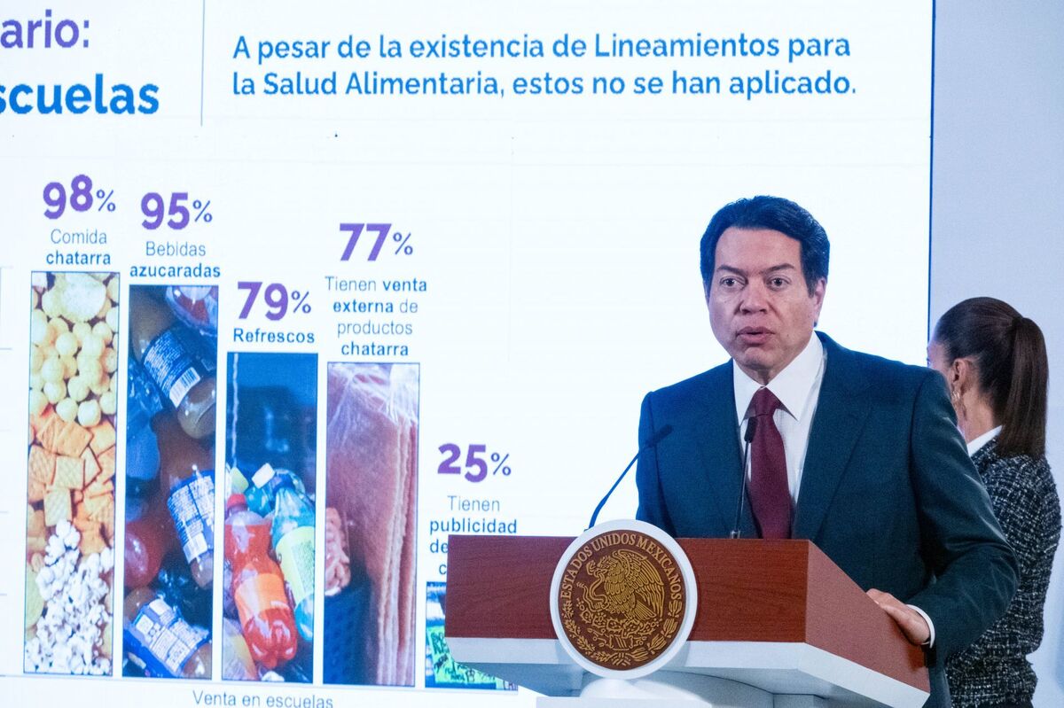 Mario Delgado habló sobre la prohibición de comida 'chatarra' en escuelas. | Cuartoscuro