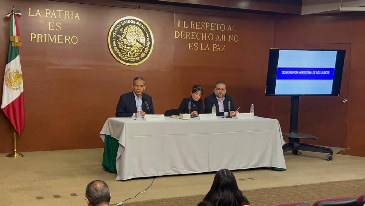 Este martes se realizó la segunda conferencia de prensa de los juzgadores (Rubén Mosso)