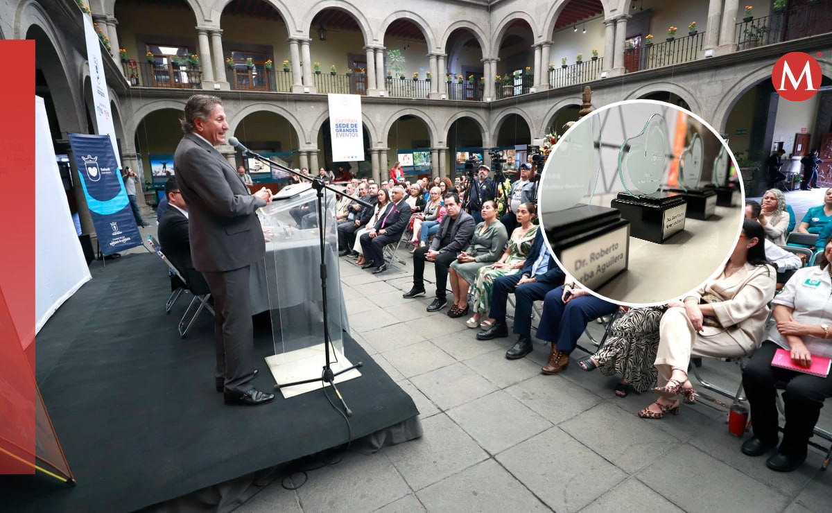 Reconocen a médicos por su día y entregan presea Dr Isaac Medina Beruben 2024 en Zapopan (Cortesía | Milenio)