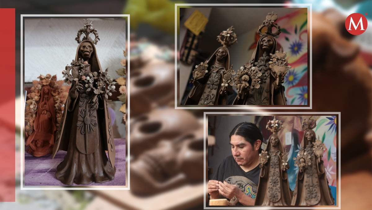 Temporada de Día de Muertos, también es aprovechada por artesanos de Metepec. | Fotos: Tania Contreras