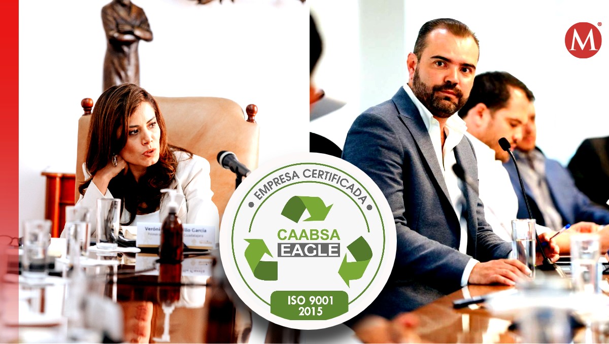 Verónica Delgadillo y Qurino Velázquez ven diferente qué hacer con la concesión a Caabsa (Fotos: X | Diseño: Milenio)